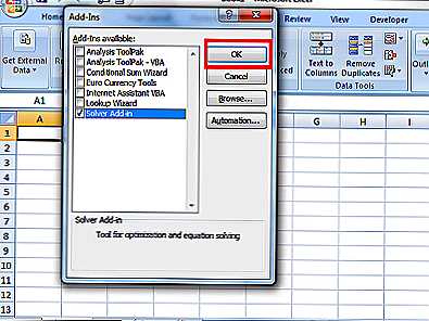 add solver for excel
